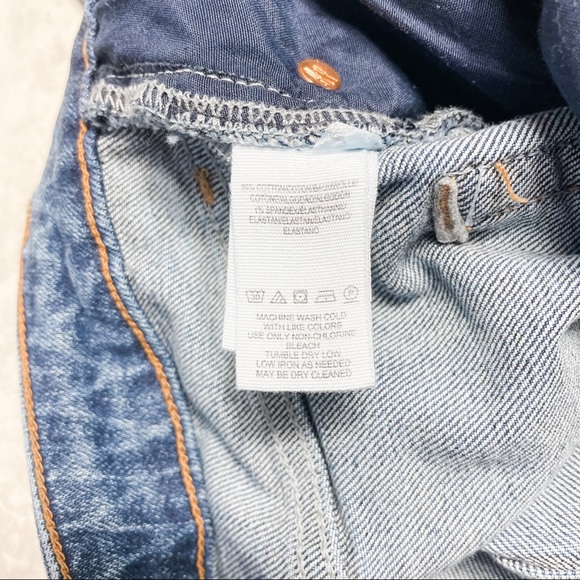 Free People High Waist Slim Straight Jeans Indigo - Picture 11 of 12